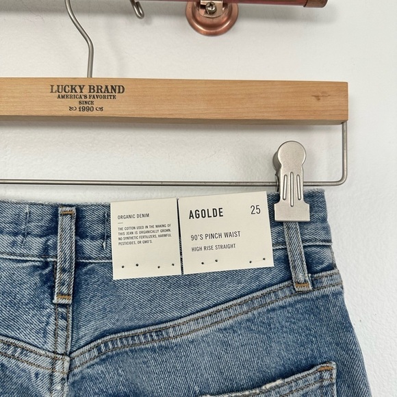 AGOLDE 90’s Pinch Waist Jeans NWT 25 - Picture 3 of 4
